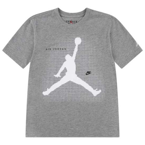 Jordan Παιδική κοντομάνικη μπλούζα Jumpman Grid Blur T-Shirt
